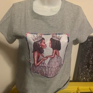 Cute mom and daughter shirt